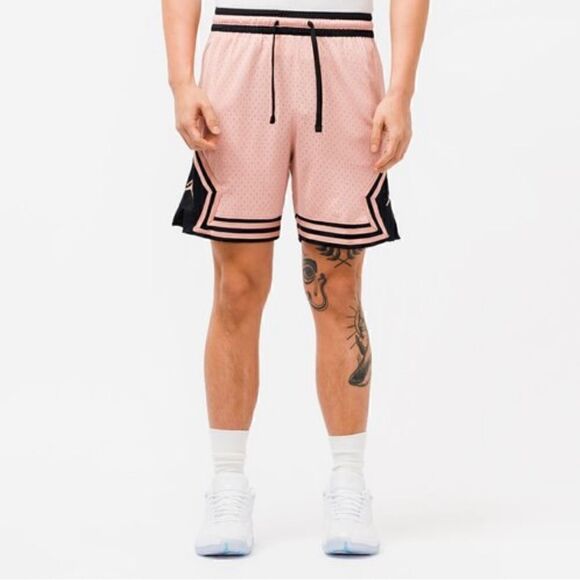 Nike Air Jordan Jumpman Dri Fit Diamond Rose Whisper Shorts - Picture 1 of 6